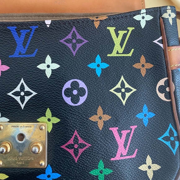 LOUIS VUITTON Monogram Multicolor Sologne Black - Picture 10 of 16